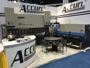 Společnost Accurl se v roce 2016 podílela na strojírenském stroji v Chicagu a na výstavě Industrial Automation