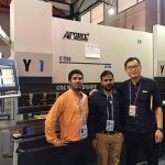 vertikální lisovací brzda